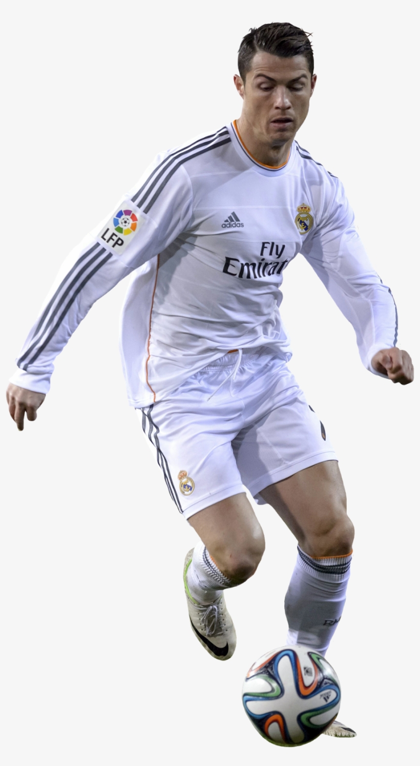 Real Cristiano Madrid Ronaldo Football Player C - Player, transparent png download