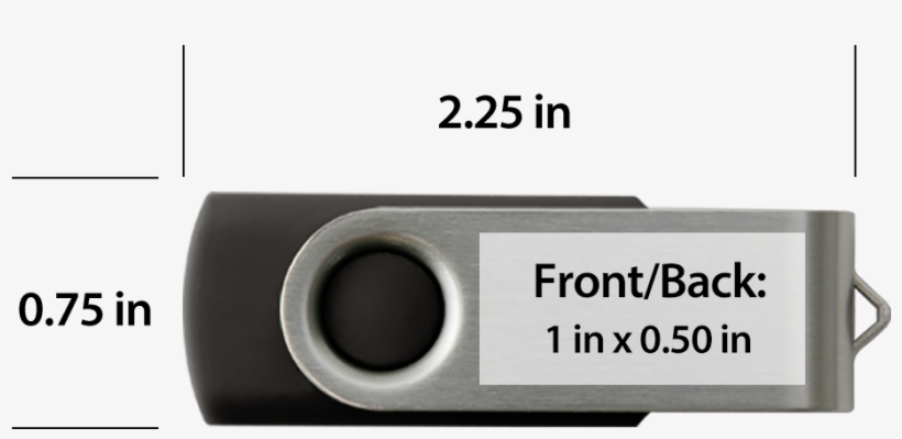 4 Gb Swivel Usb Flash Drive - Usb Flash Drive, transparent png download