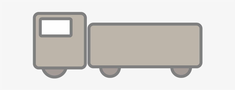 Truck - Icon - Free Material - Railroad Car, transparent png download