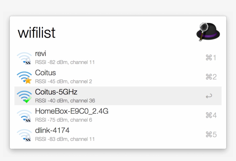 Alfred Wifi Workflow Wifilist - Alfred, transparent png download