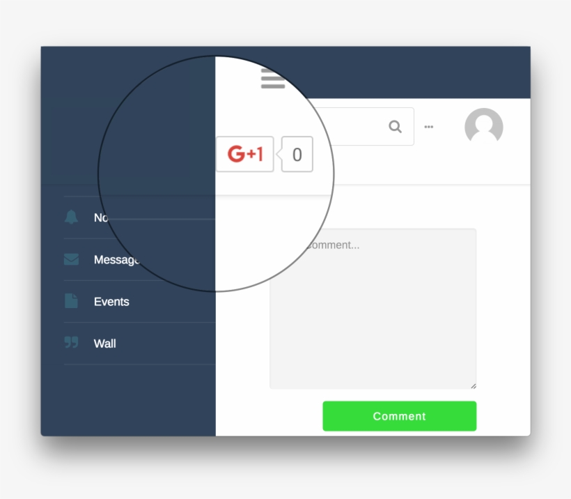 Wordpress Google Plus Plugin Demo - Circle, transparent png download