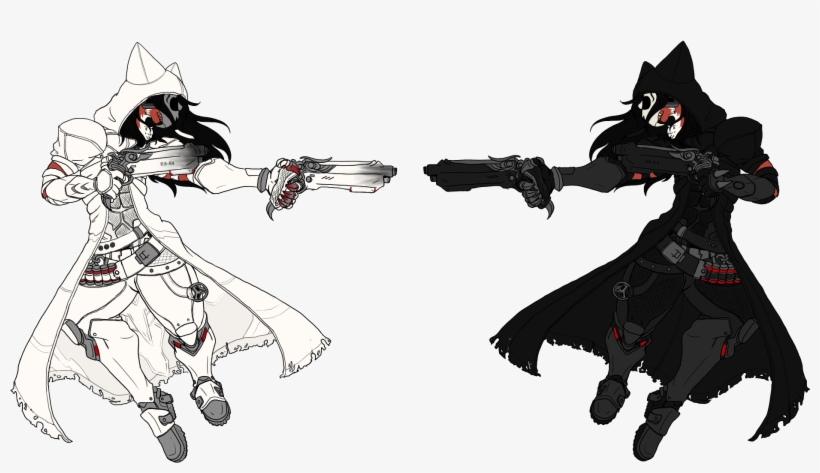 Black & Wight - Overwatch Reaper Wight, transparent png download