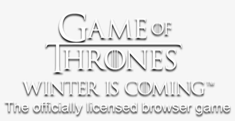 Game Of Thrones Winter Is Coming Logo - Calligraphy, transparent png download