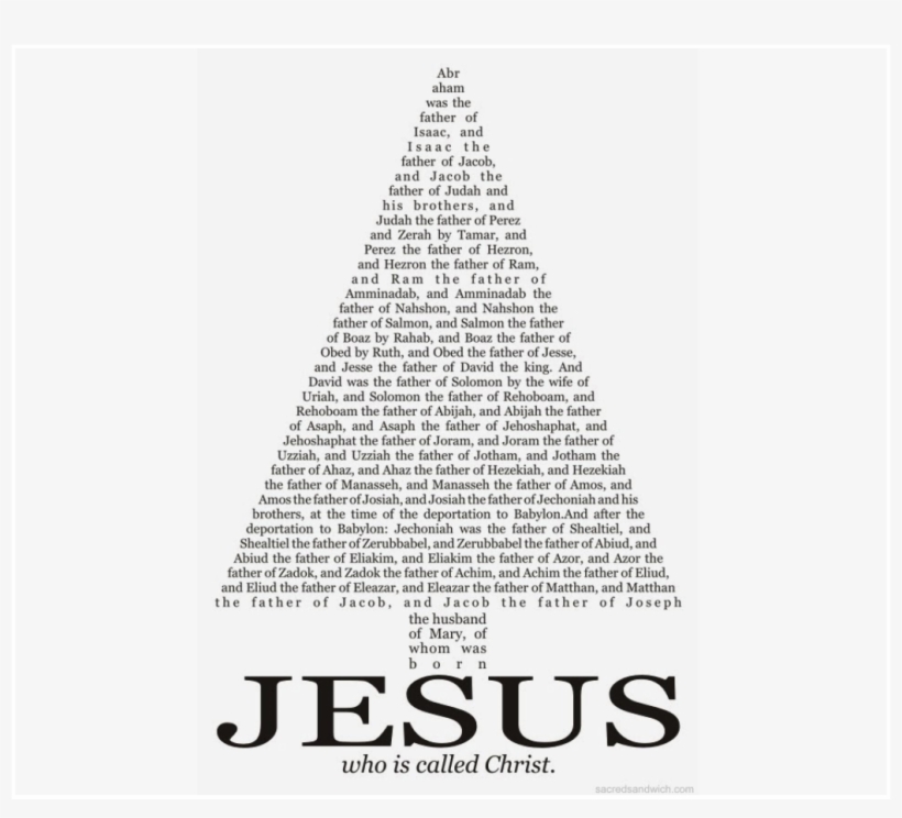 Jesus' Family Tree - Renzoni PNG Image | Transparent PNG Free Download ...