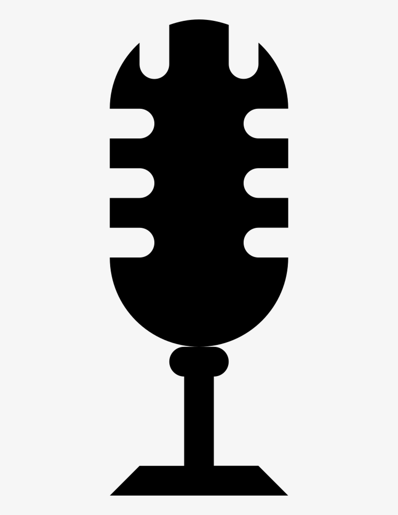 Microphone Of Vintage Design Comments, transparent png download