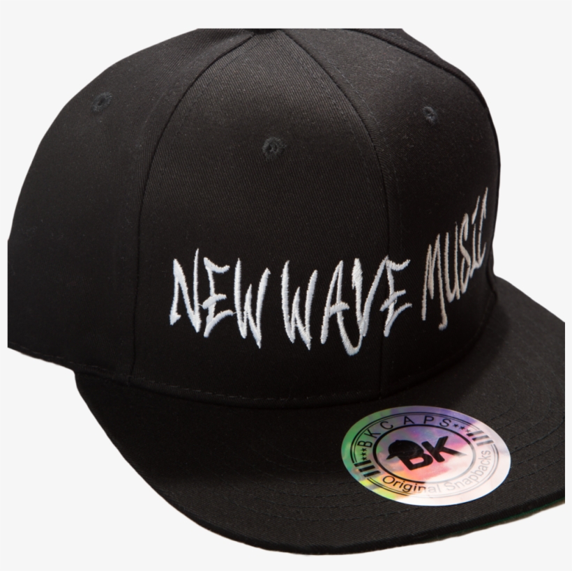 New Wave Music Black Snapback - Baseball Cap, transparent png download