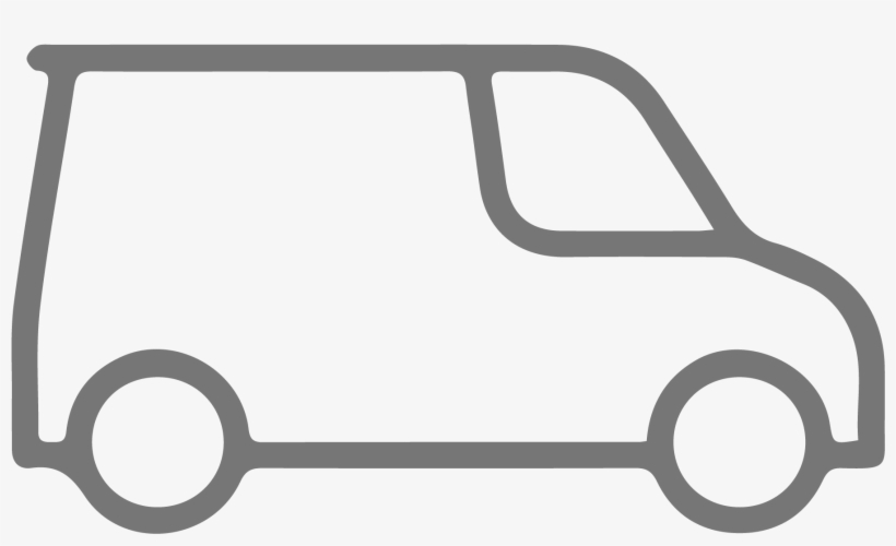 Vans - Ambulance Truck Clipart Black And White, transparent png download