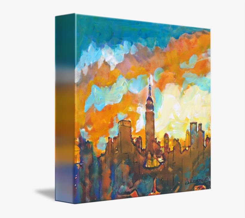 City Empire State Building And By Rd - Modern Art, transparent png download
