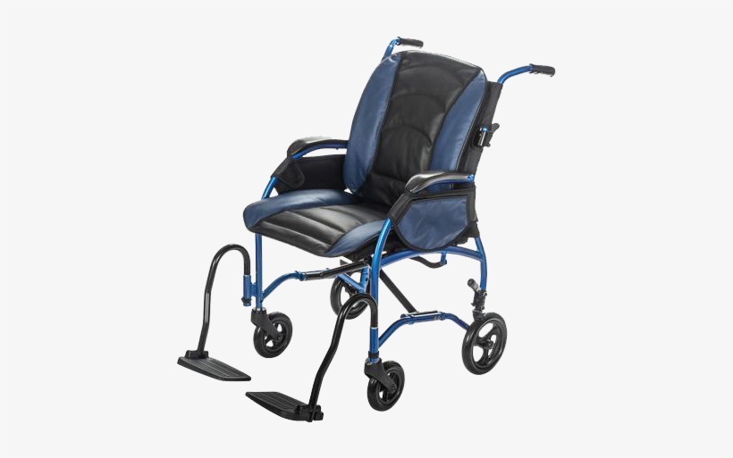 Strongback Premium Lightweight Portable Wheelchair - Wheel, transparent png download