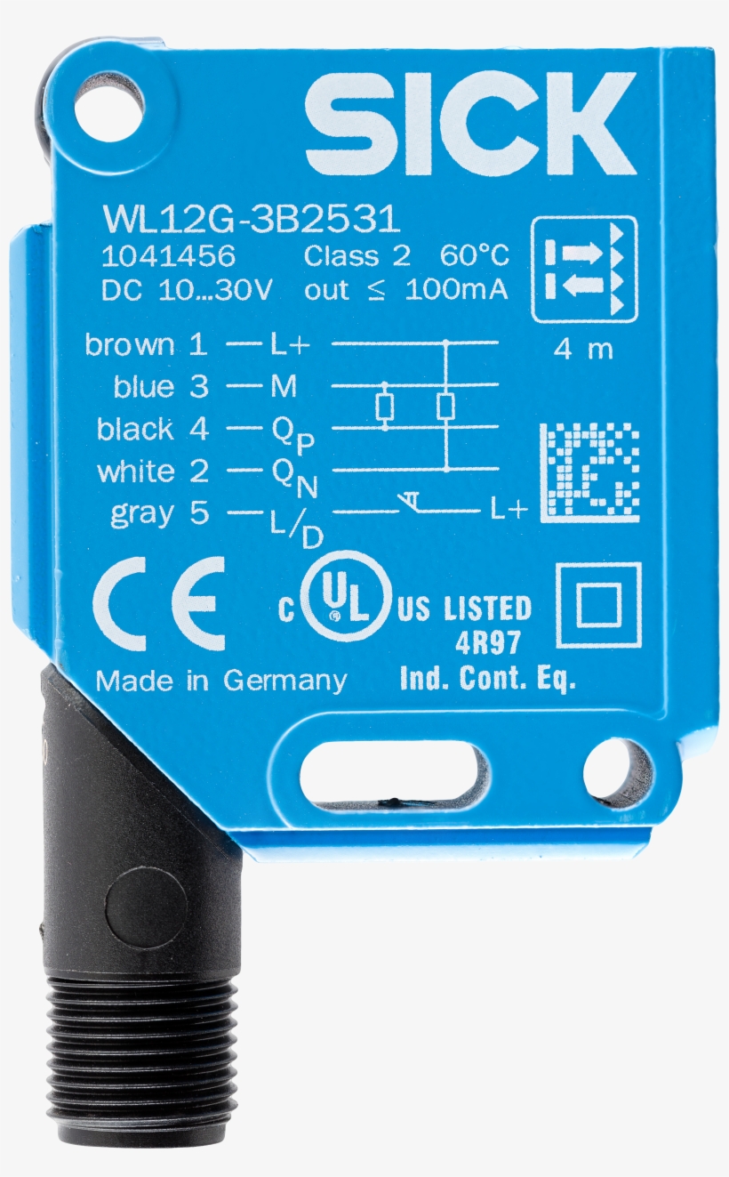 Sick Wl12g-3b2531 Photoelectric Reflex Switch Flat - Sick Wl12g 3b2531, transparent png download