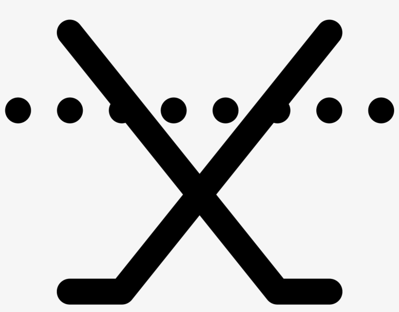 This Logo Has Two Lines Shaped Like Hockey Sticks Crossed, transparent png download