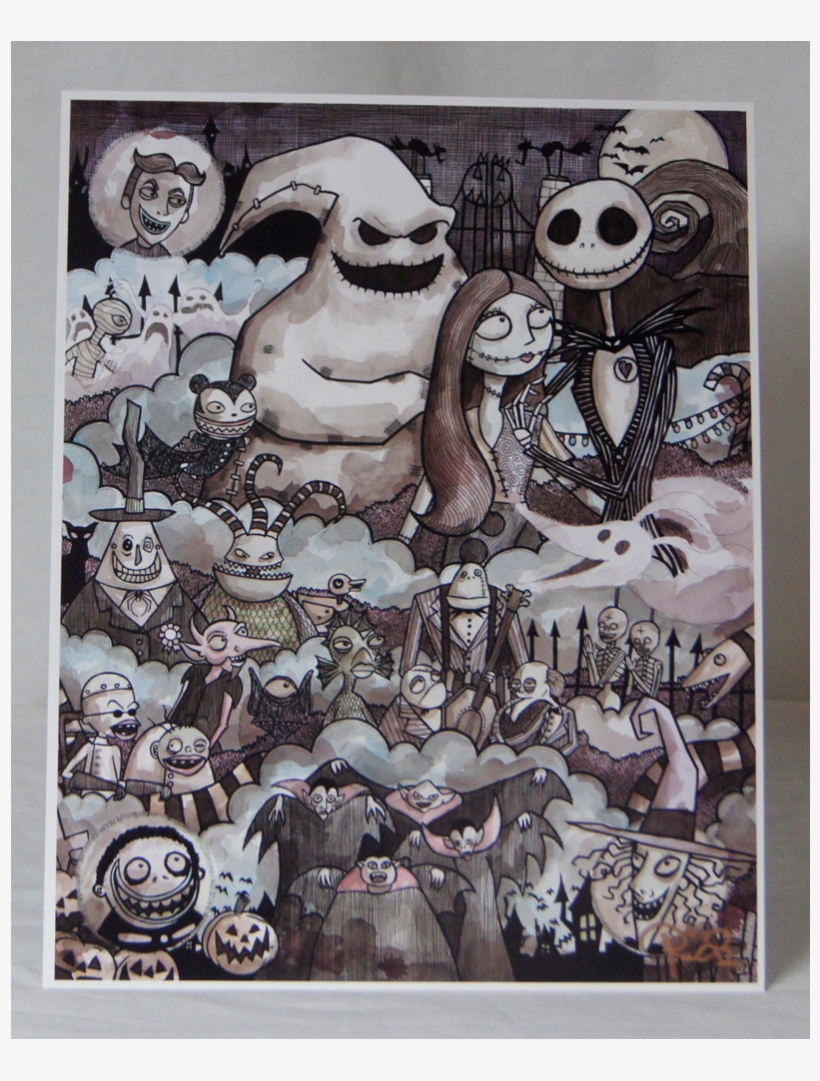 Nightmare Before Christmas - Poster, transparent png download