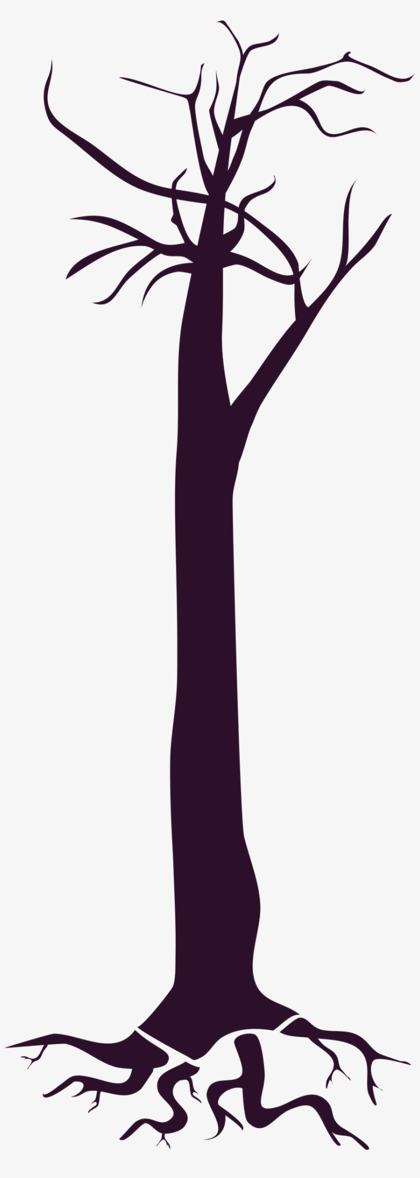 Tree Branch Clipart - Silhouette, transparent png download