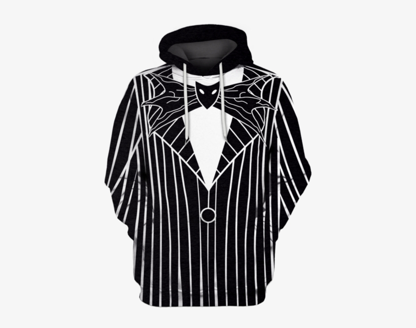 3d The Nightmare Before Christmas Men Jack Skellington - T-shirt, transparent png download