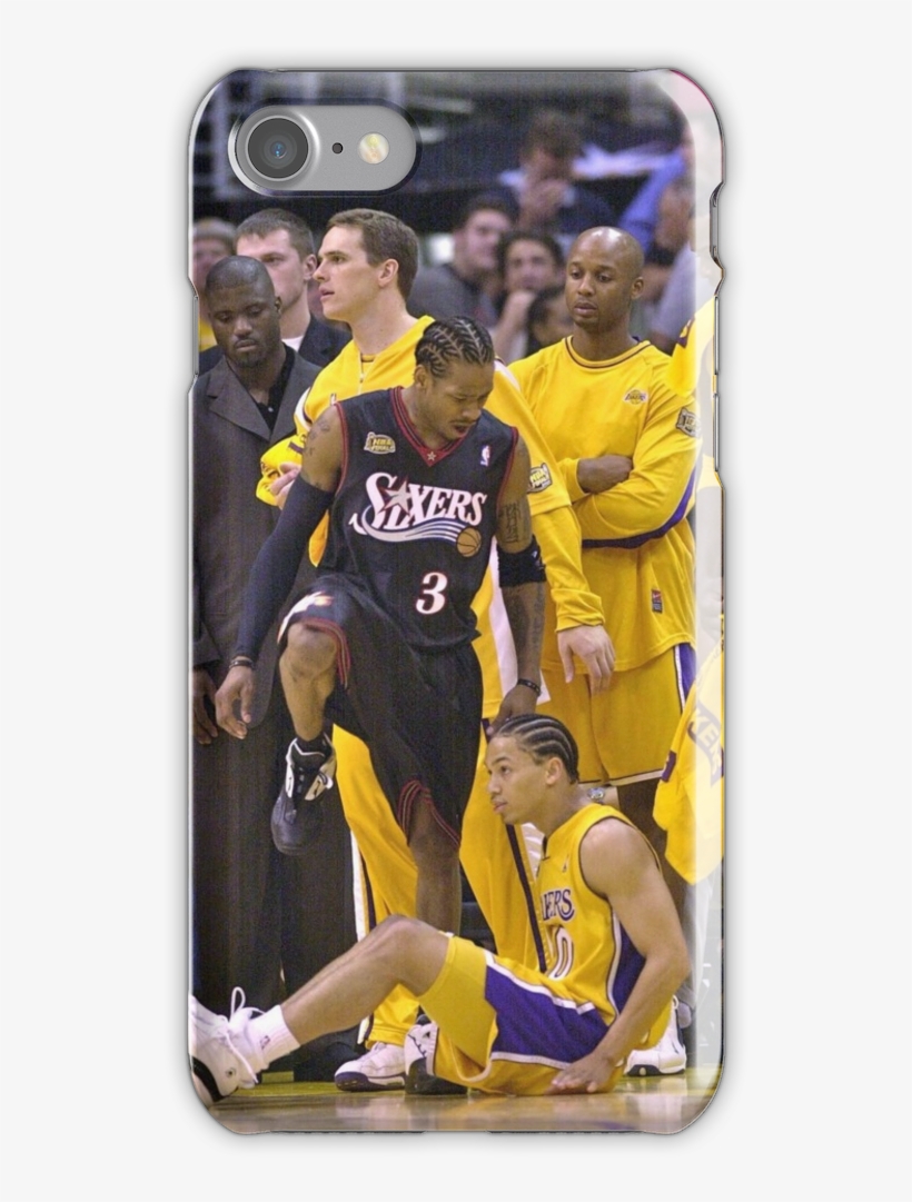 "the Step Over" Iphone 7 Snap Case - Allen Iverson Stepping Over Ty Lue, transparent png download