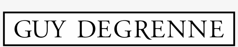 Guy Degrenne Logo Black And White - Symbols, transparent png download