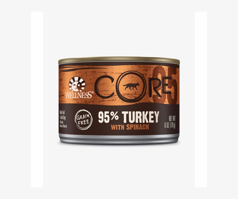 Wellness Core 95% Turkey And Spinach 6 Oz - Chocolate, transparent png download