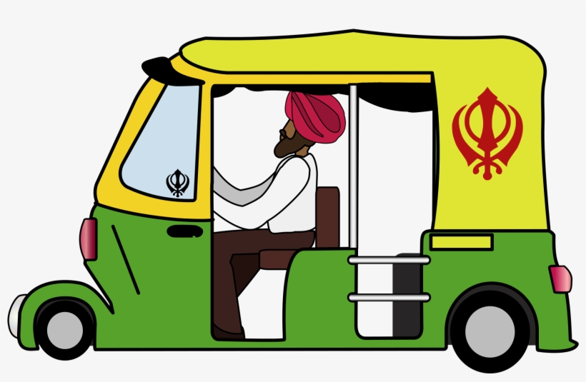 Svg Transparent Download Nina Garman Autorickshaw - Auto Rickshaw Clipart Transparent, transparent png download