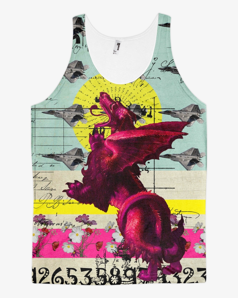 American Apparel White Flat Front Mockup Tanktop - Active Tank, transparent png download