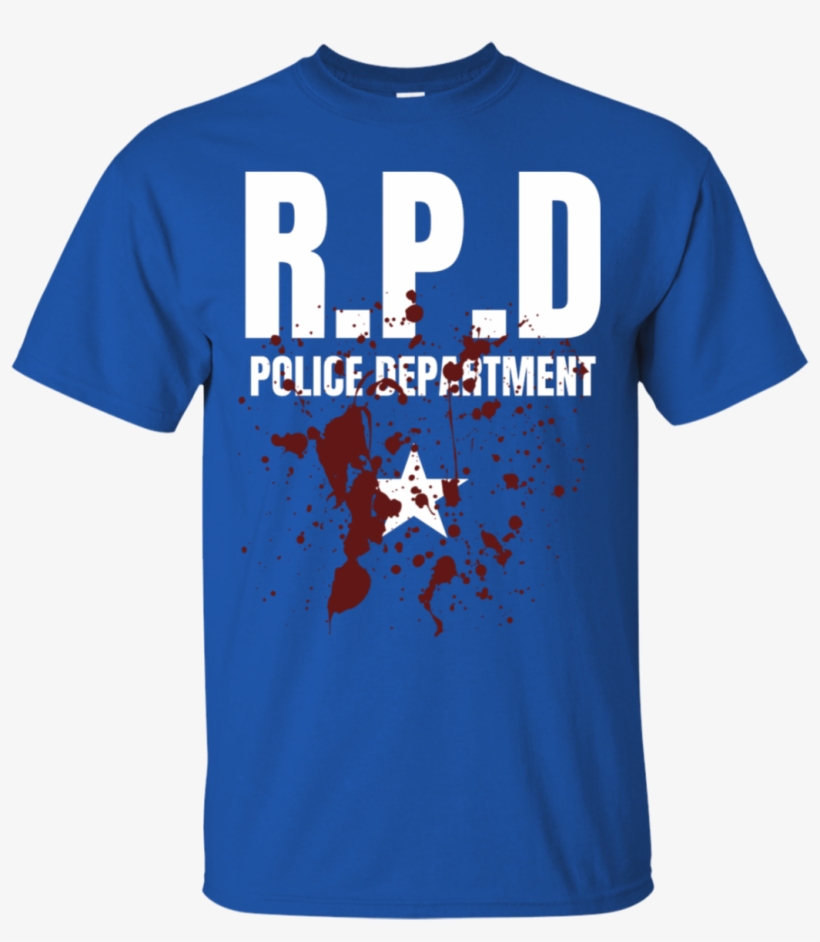 Rpd Police Department Cotton T-shirt - T-shirt, transparent png download