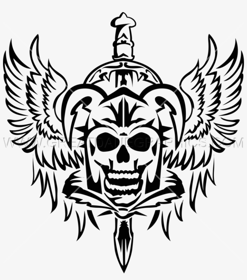 Wing Vector Skull - Skulls With Wings Logo Transparent, transparent png download