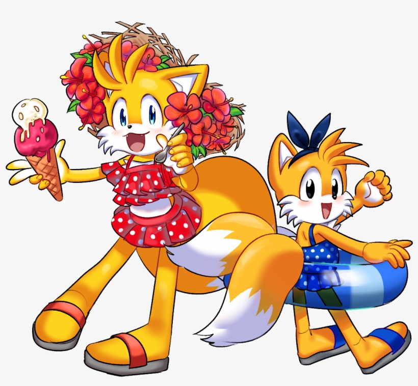 Mammal Vertebrate Cartoon Art Clip Art - Tails And Classic Tails, transparent png download