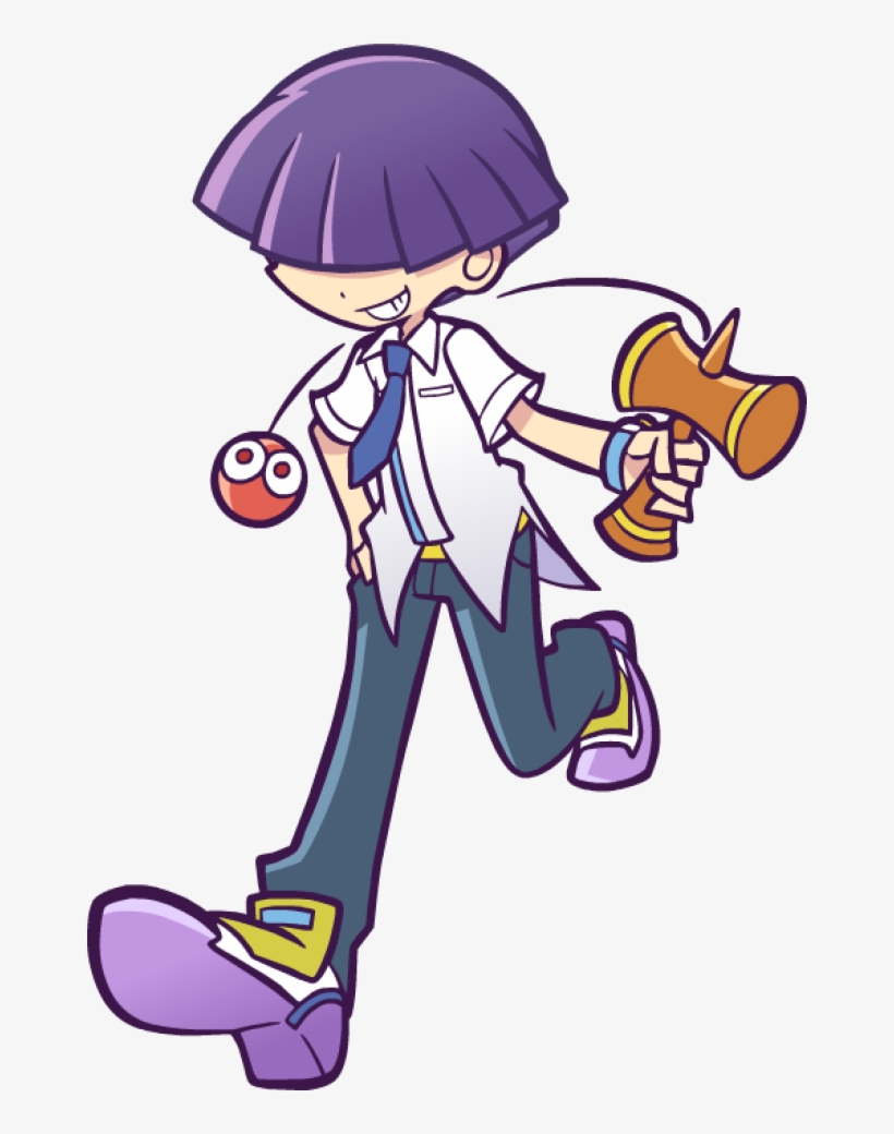 I Can't Believe Ryuko, Mako, Shinji, Gohan, Joseph - Puyo Puyo Tetris Maguro, transparent png download