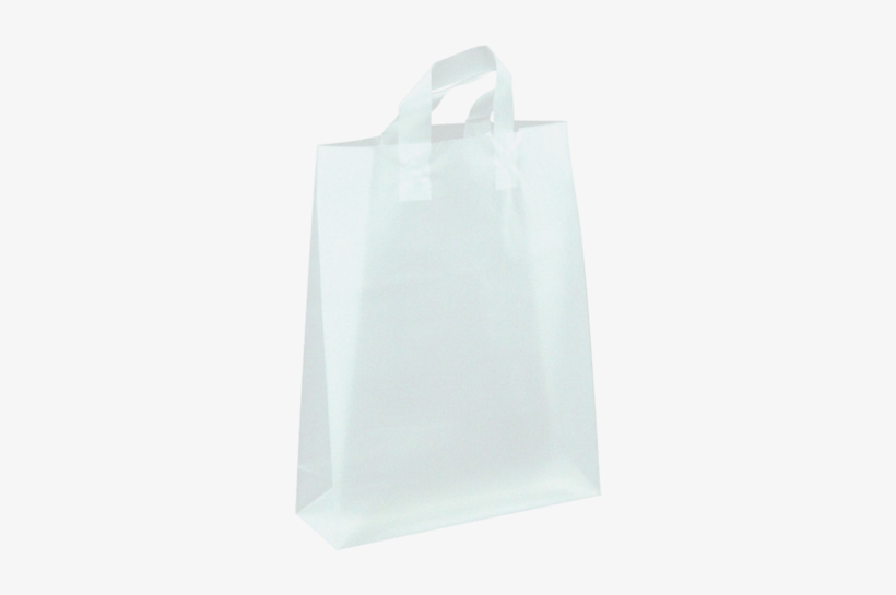 Medium Opaque Plastic Bags With Strip Handles - Tote Bag, transparent png download