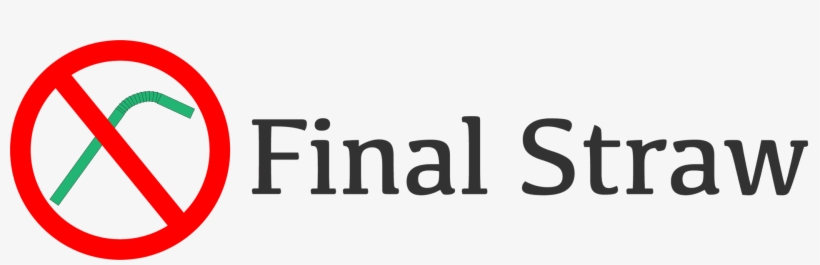 Final Straw Logo 6 Landscape - Final Straw Logo, transparent png download