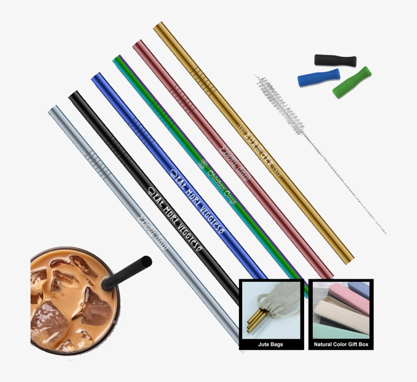 Stainless Steel Straws, transparent png download