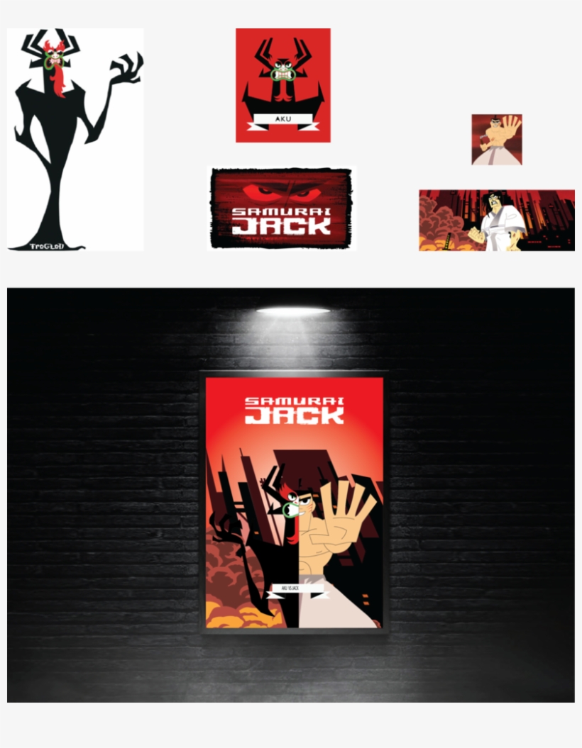 Samurai Jack Por Rodrigo - Graphic Design, transparent png download