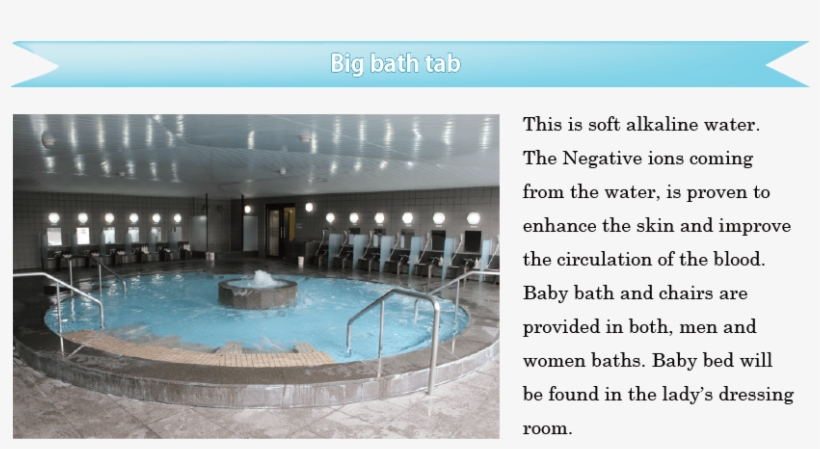 Big Bath Tab This Is Soft Alkaline Water - Leisure Centre, transparent png download
