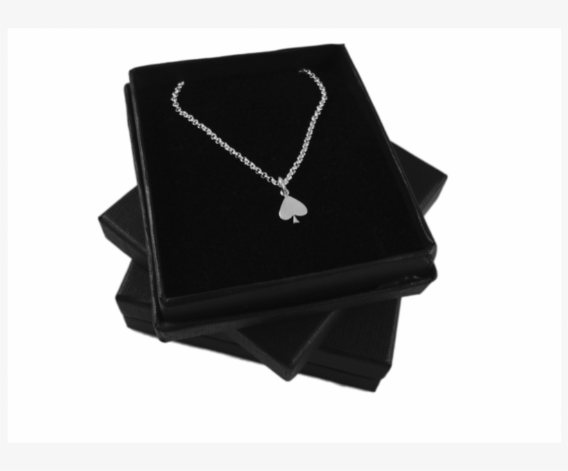 Ace Of Spades Silver Necklace 10587 021 - Pendant, transparent png download