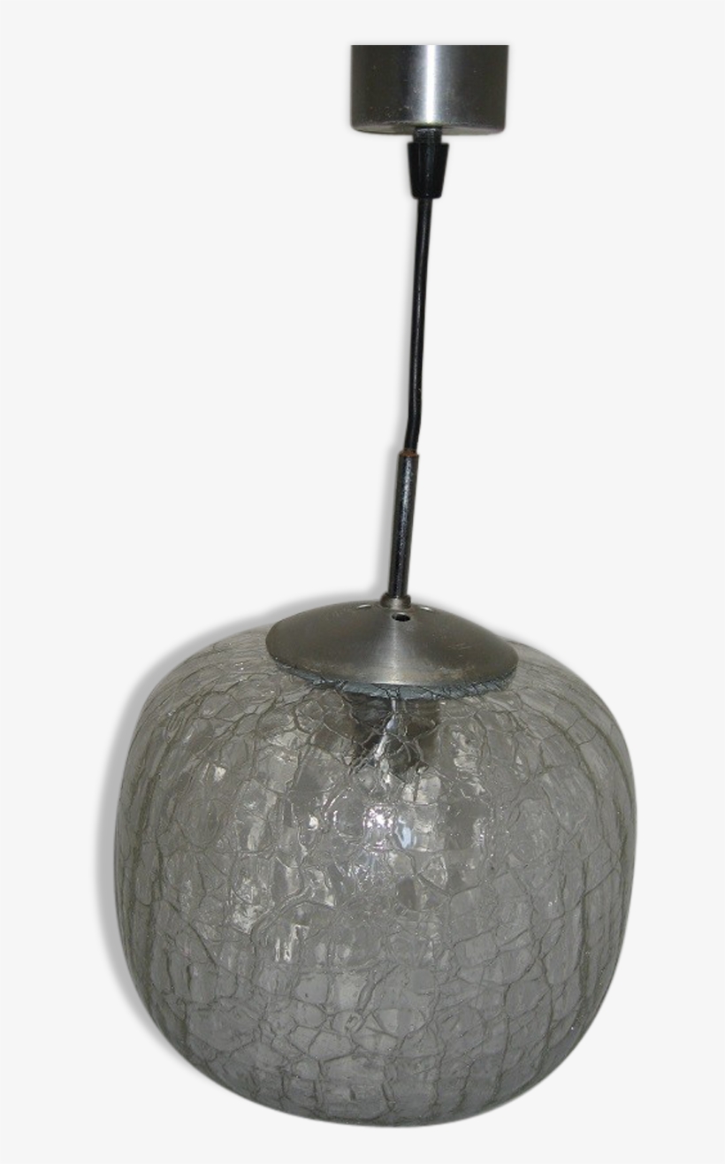 Hanging Lamp Glass Way Cracked - Ceiling Fixture, transparent png download