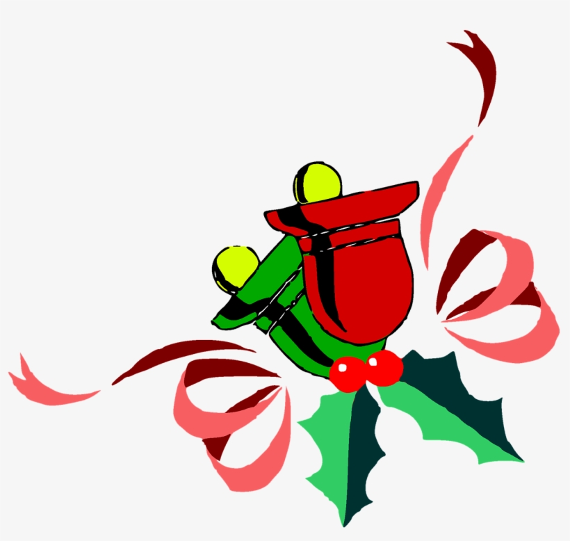 Christmas The Bells Of Christmas Holly - Christmas, transparent png download