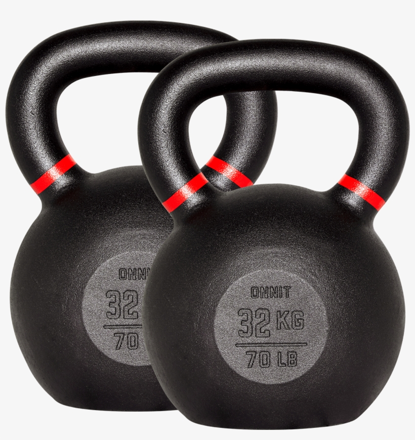 Onnit Double 32kg Kettlebells - Kettlebell, transparent png download
