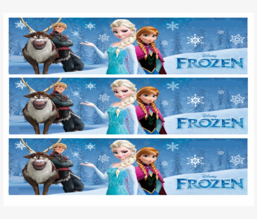 Frozen Cake Border Characters - Masquerade Ball, transparent png download