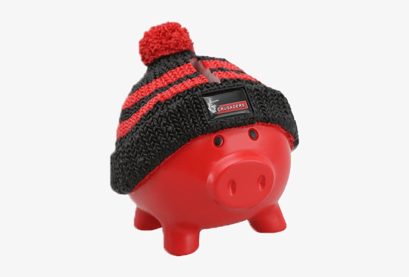 Crusaders Beanie Piggy Bank - Domestic Pig, transparent png download
