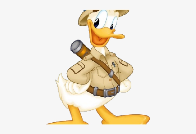 Donald Duck Clipart Safari - Donald Duck Safari Png, transparent png download