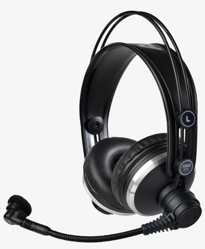 Headset With Condenser Microphone, transparent png download
