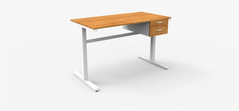 Mosey Single Desk With Drawers - End Table, transparent png download