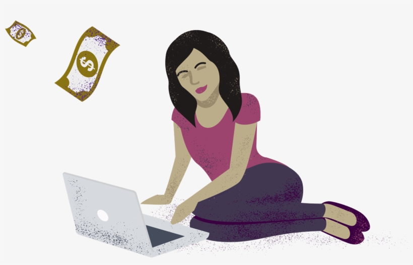 Gold Education Loans - Sitting, transparent png download