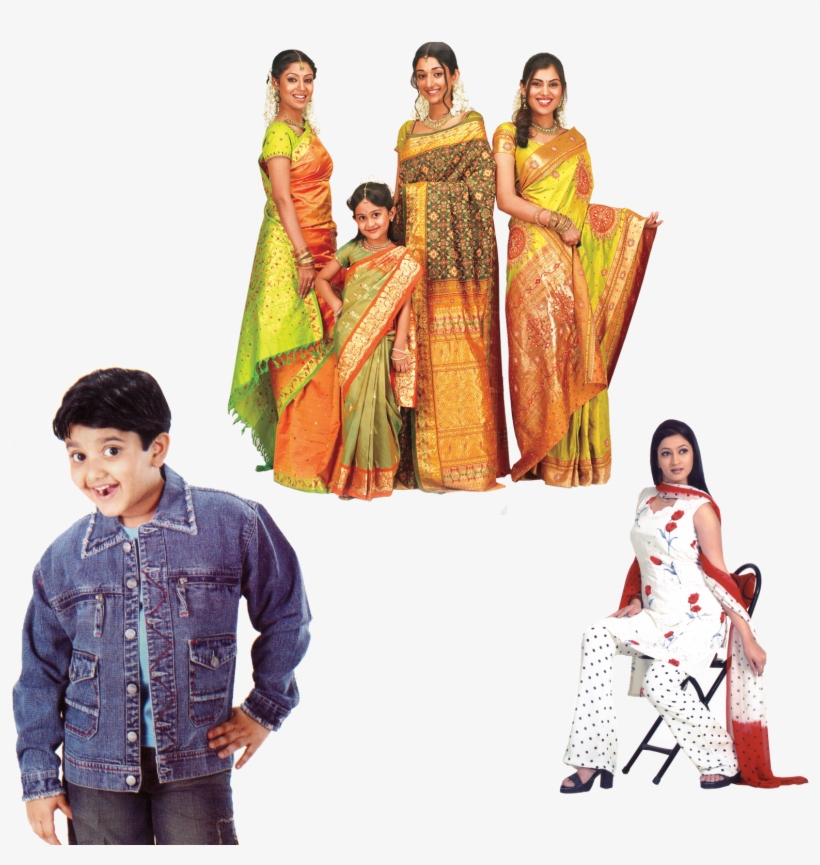 Original Textiles Model Andhra Telugu Saree Models - Silk, transparent png download