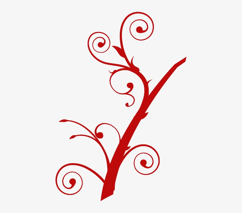 Florales En Vectores - Tree Branch Clip Art, transparent png download