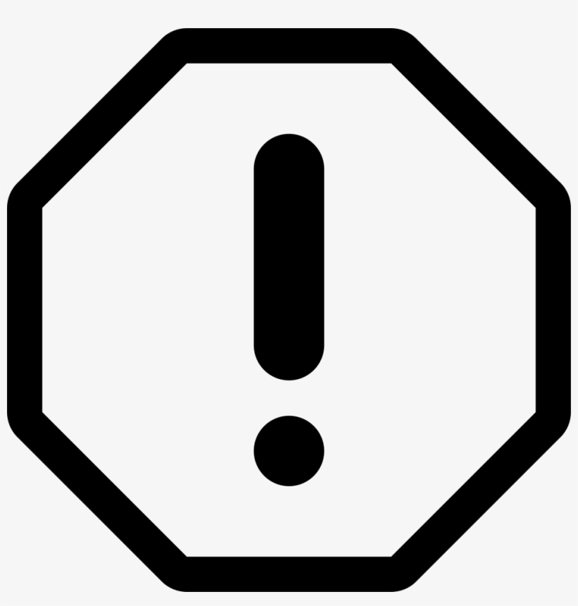 Caution Sign Comments - Exclamation Mark In A Circle Png, transparent png download