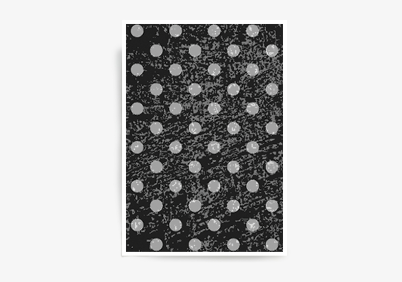 Licorice Distressed Dots-5 Sheets - Plus Rug, transparent png download