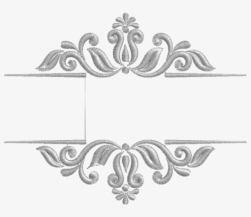 Matriz De Bordado Moldura - Molduras Para Nomes De Lojas, transparent png download