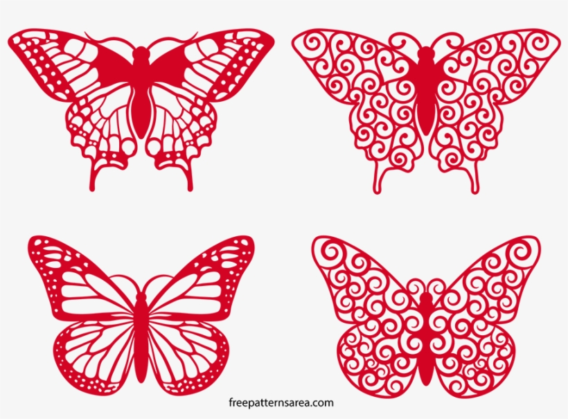 Butterfly Silhouette Svg Cutting Files - Vector Graphics, transparent png download