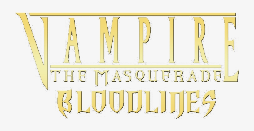 File - Vampire - The Masquerade - Bloodlines - Vampire The Masquerade Logo, transparent png download