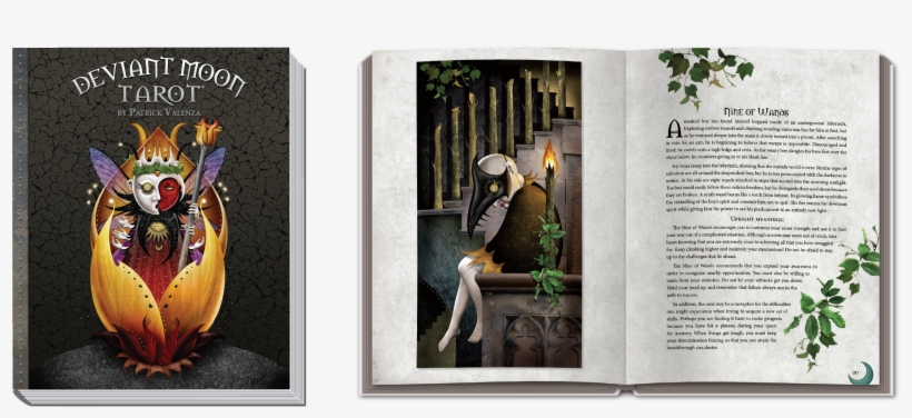 Check Out The Award-winning, Fully Illustrated Companion - Deviant Moon Tarot Book By Patrick Valenza, transparent png download